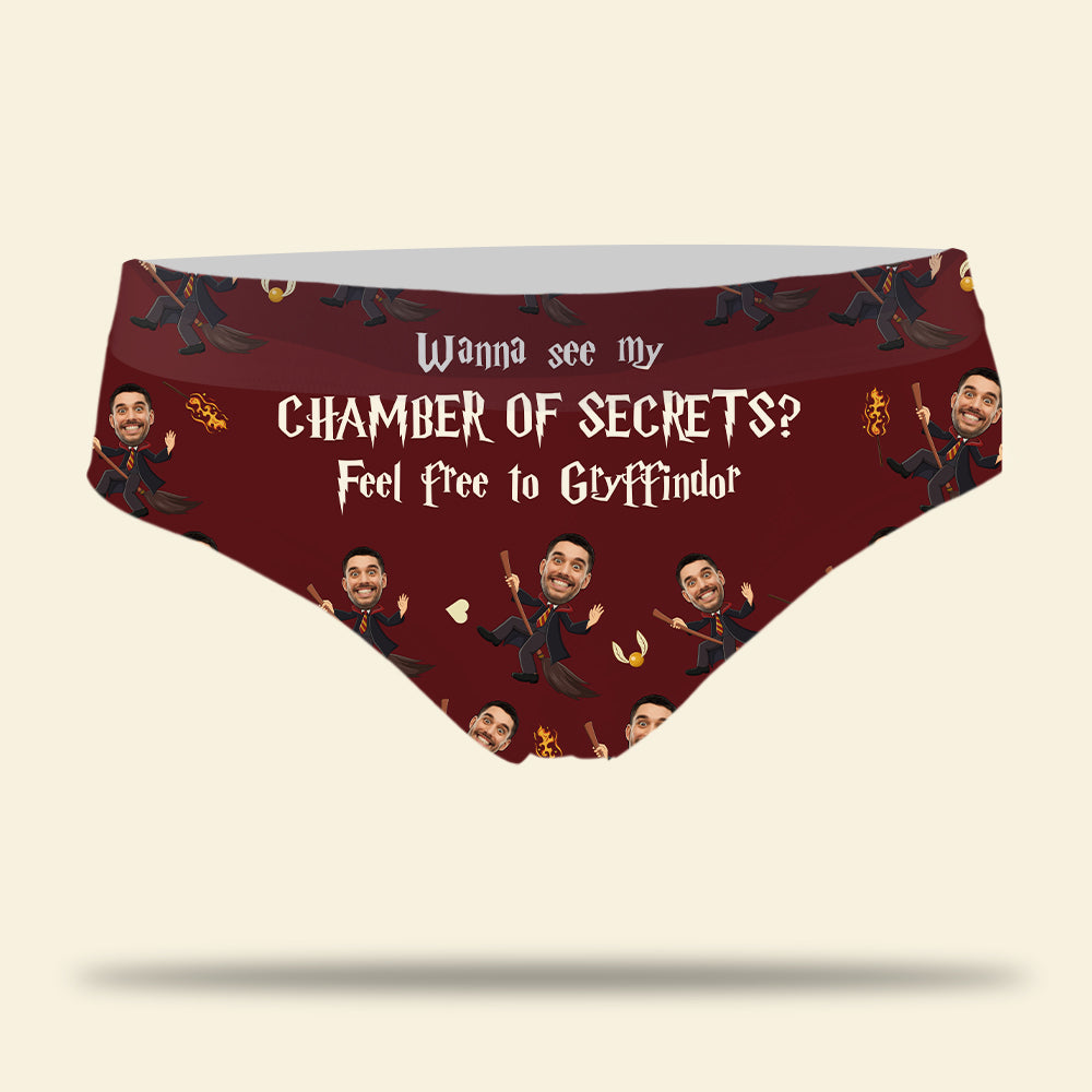 Wanna See My Chamber Of Secrets? - Personalized Ladies Briefs - Boxer Briefs - GoDuckee
