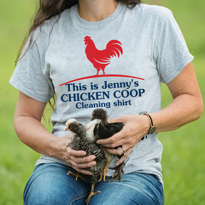 This is Chicken Coop Cleaning Shirt Personalized Farming Shirt Gift For Farmer - Shirts - GoDuckee