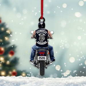 Personalized Motocycle Custom Shape Ornament - Ornament - GoDuckee
