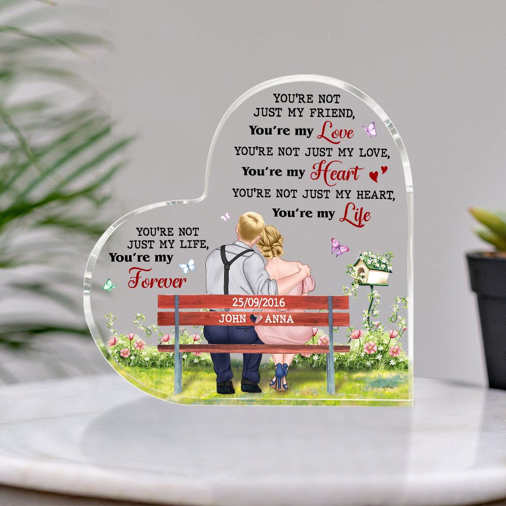 You're My Forever Personalized Couple Plaque, Gift For Couple - Decorative Plaques - GoDuckee