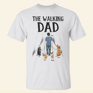 The Walking Dad- Gift For Dad-Personalized Shirt- Father's Day Shirt - Shirts - GoDuckee