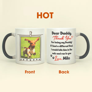 Thank You For Being Our Daddy, Personalized Magic Mug, Farther's Day Gift - Magic Mug - GoDuckee