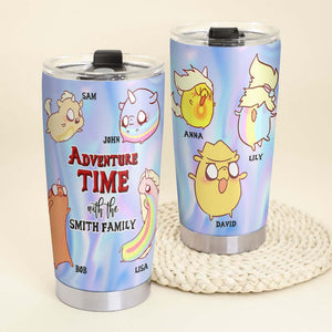 Family Adventuring Time With Our Family, Personalized Tumbler - Tumbler Cup - GoDuckee