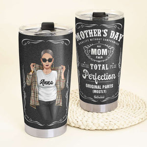 J.Daniels Personalized Mother's Day Tumbler Cup - Quality Without Compromise - Cool Woman MOM2104 - Tumbler Cup - GoDuckee