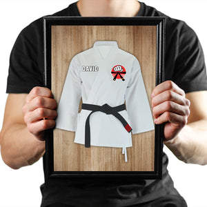 Custom Karateka's Name Poster - Karate Uniform - Poster & Canvas - GoDuckee