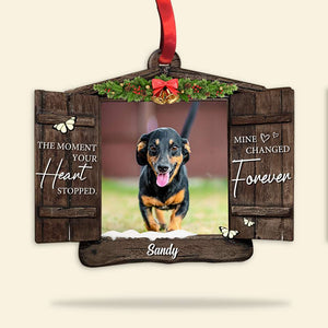 Personalized Dog Wood Ornament, Christmas Gift, Upload Image - Ornament - GoDuckee