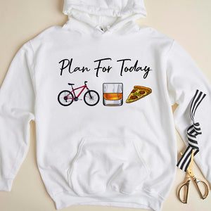 Plan For Today Personalized Cycling Shirt Gift For Cycling Lovers - Shirts - GoDuckee