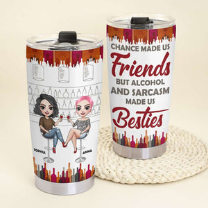 Change Made Us Friends Per Personalized Tumbler Cup, Gift For Friends - Tumbler Cup - GoDuckee