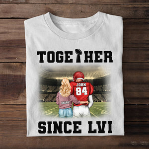 Football Couple 06BHTN110123TM Personalized Shirt - Shirts - GoDuckee