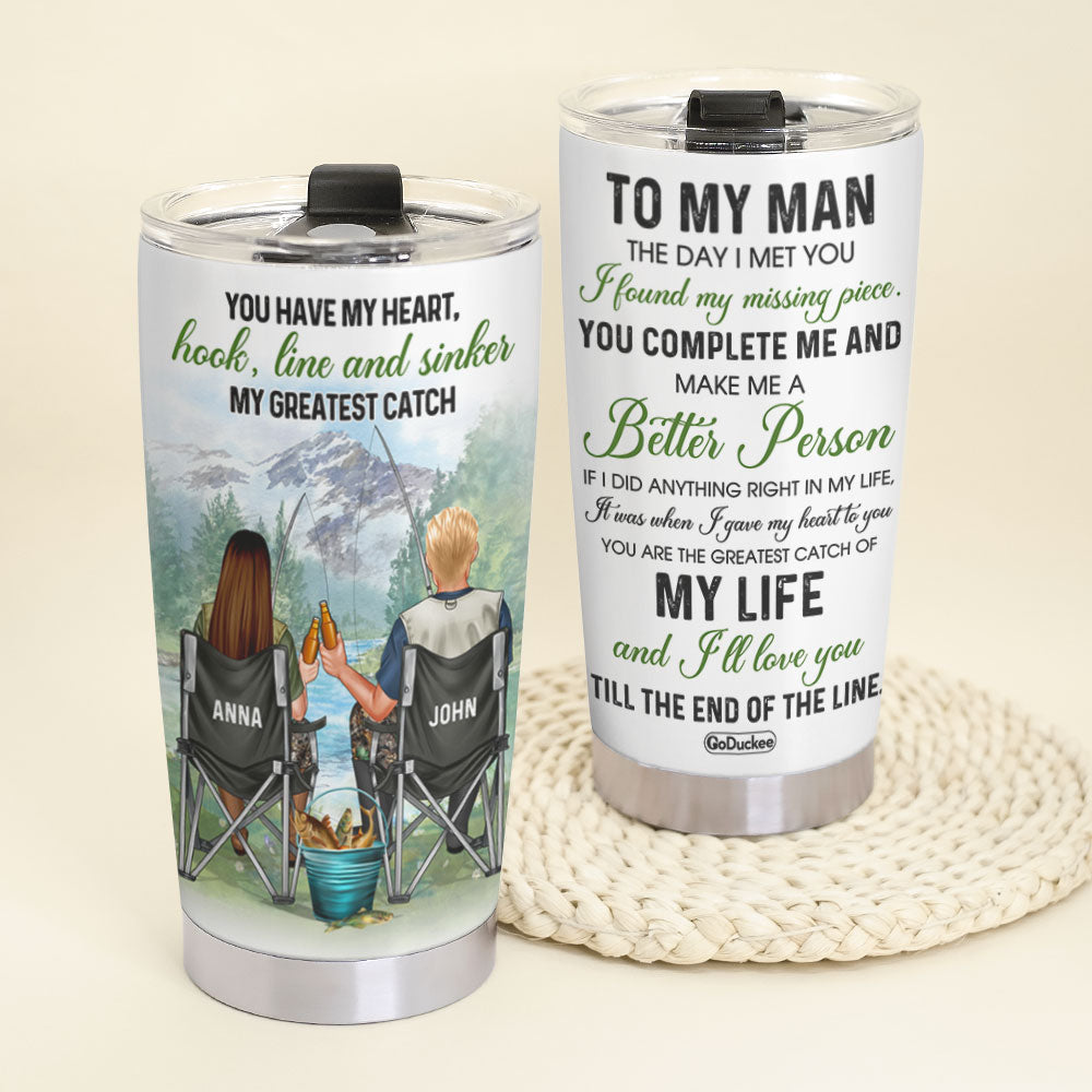 You Have My Heart Hook Line And Sinker Personalized Fishing Couple