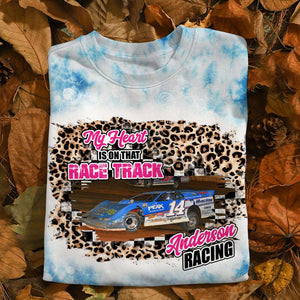 You Always Be My Winner Personalized Bleached Shirt, Gift For Racing Lovers - Shirts - GoDuckee