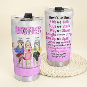 Friends Will Stay Together Through The Year, Personalized Tumbler - Tumbler Cup - GoDuckee