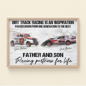 Personalized Dirt Track Racing Wall Art - Dirt Track Racing Is An Inspiration dtracing2104 - Poster & Canvas - GoDuckee