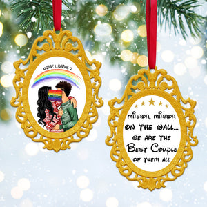 The Best Couple Of Them All - Personalized LGBT Christmas Ornament - Gift For Couple - Ornament - GoDuckee