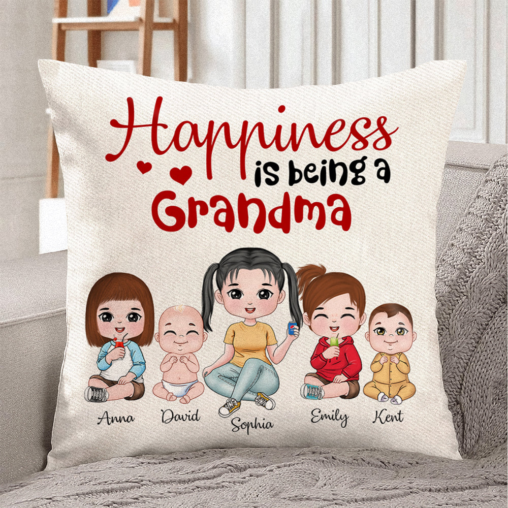 Family Anniversary, Happy Day Family Pillow Gift - Pillow - GoDuckee