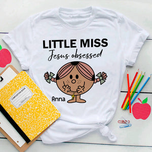 Jesus Obsessed Personalized Jesus Shirt Gift For Her - Shirts - GoDuckee