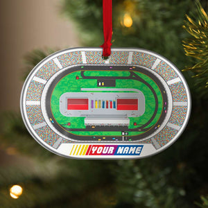 Stadium Personalized Custom Shape Ornament, Christmas Gift For Racer - Ornament - GoDuckee