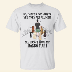 I'm A Dog Walker Personalized Shirt, Gift For Dog Lover - Shirts - GoDuckee