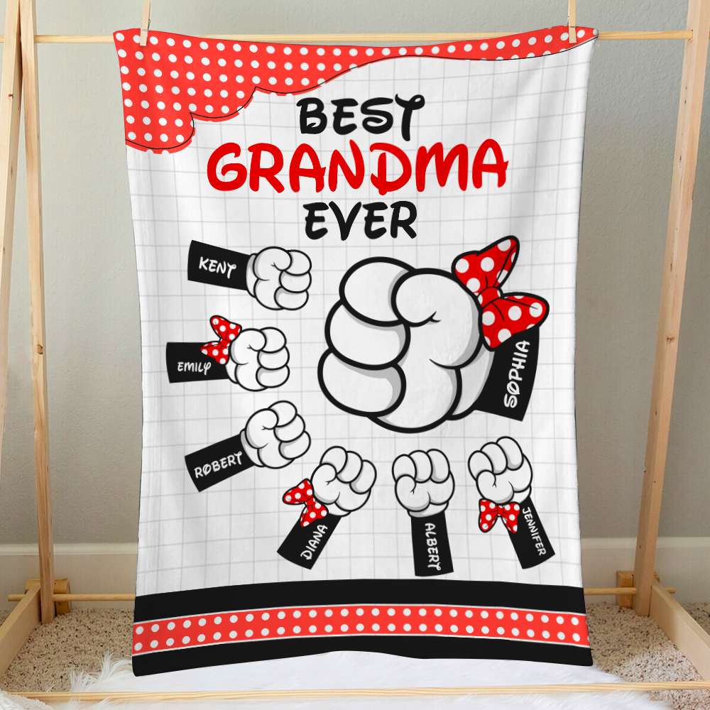 Grandma Personalized Blanket 04QHQN050423 - Blanket - GoDuckee