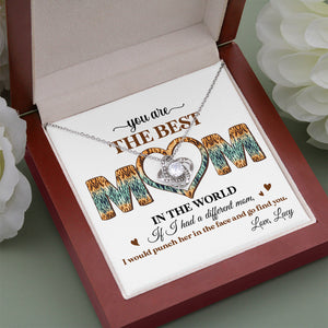You Are The Best Mom In The World, Personalized Necklace, Gift For Mom, Mother's Day Gift - Jewelry - GoDuckee