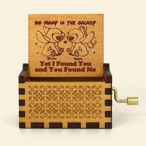 I Found You And You Found Me Personalized Music Box, Couple Gift - Decorative Plaques - GoDuckee