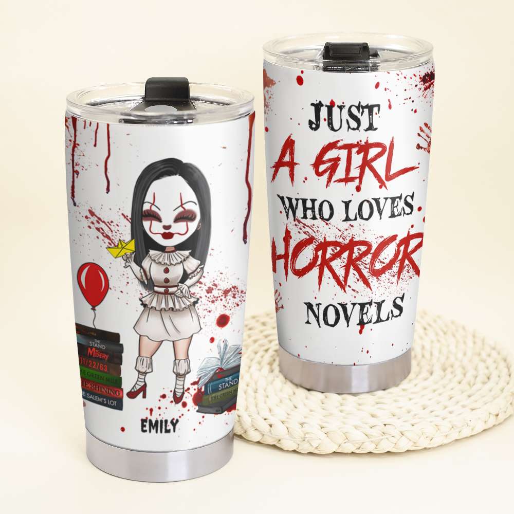 Stephen King Book & IT - Personalized Tumbler Cup - Tumbler Cup - GoDuckee