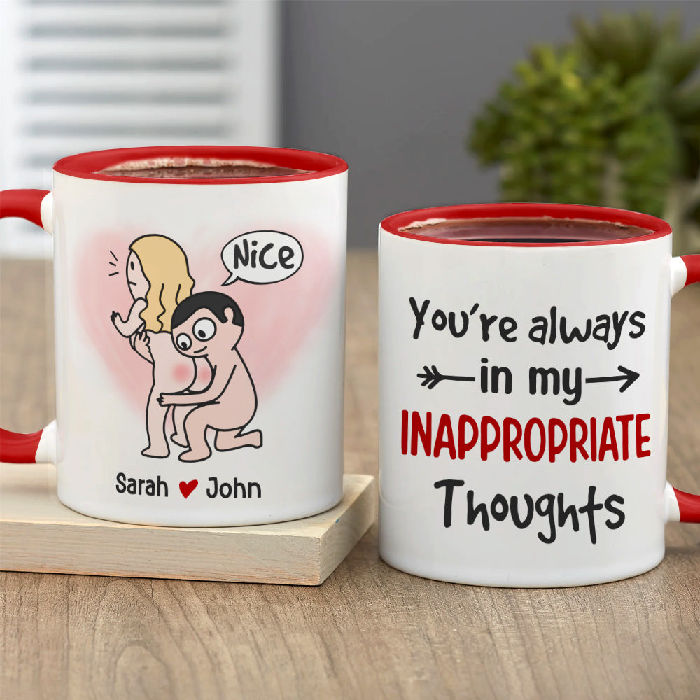You're In My Inappropriate Thoughts Anniversary Card For