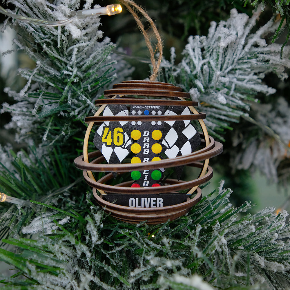 Racing Spiral Ornament, SORMHC, Personalized 3D Ornament - Ornament - GoDuckee