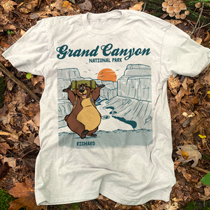 Personalized Gifts For Camping and Hiking Lover, Grand Canyon National Park - Custom Bear Shirts - Shirts - GoDuckee