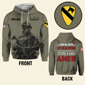 The Devil Saw Me with My Head Down and Thought He'd Won, Personalized Veteran Shirt, Custom Military Unit - AOP Products - GoDuckee