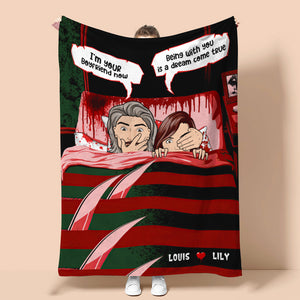 Personalized Gift Ideas For Couple, Being With You Is A Dream Come True - Custom Blanket - Blanket - GoDuckee