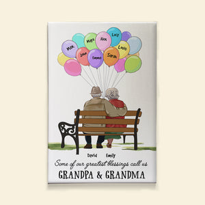 Some Of Our Greatest Blessings Call Us, Old Couple Canvas Poster - Poster & Canvas - GoDuckee