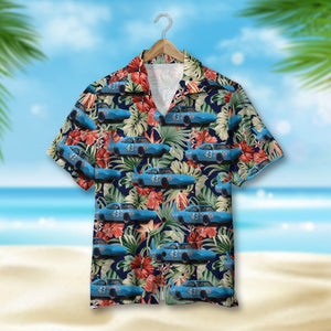 Custom Racing Photo Hawaiian Shirt, Floral Pattern, Summer Gift 6 - Hawaiian Shirts - GoDuckee