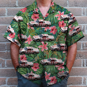 Custom Racing Photo Hawaiian Shirt, Tropical Pattern, Summer Gift 5 - Hawaiian Shirts - GoDuckee