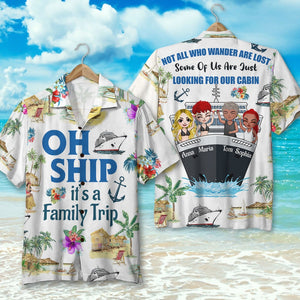 Not All Who Wander Are Lost Personalized Cruising Hawaiian Shirt Gift For Couple, Family, Friends - Hawaiian Shirts - GoDuckee