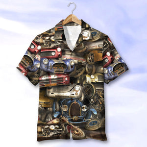 Classic Car Hawaiian Shirt, Aloha Shirt - Gift For Car Lovers - Hawaiian Shirts - GoDuckee