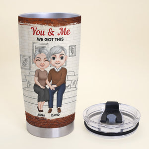 The Day I Met You, Personalized Tumbler, Gifts For Couple - Tumbler Cup - GoDuckee