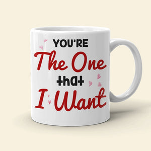 You're The One That I Want, Personalized Tumbler, Gifts For Couple - Coffee Mug - GoDuckee