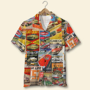 Classic Car Hawaiian Shirt, Aloha Shirt, Gift For Car Lovers - Hawaiian Shirts - GoDuckee