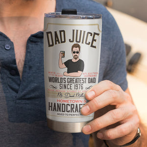 World's Greatest Dad Personalized Jim Beam Dad Tumbler Cup Gift For Dad - Tumbler Cup - GoDuckee