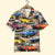 Custom Muscle Car Photo Shirt, Magazine Pattern, Gift For Car Lovers - Hawaiian Shirts - GoDuckee