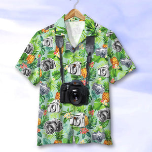 Custom Photographer Hawaiian Shirt, Aloha Shirt, Gift For Photography Lovers - Hawaiian Shirts - GoDuckee