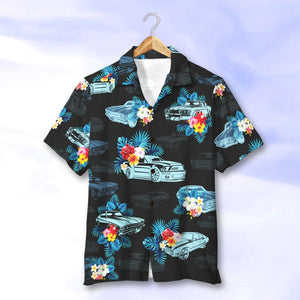 Custom Muscle Car Hawaiian Shirt, Aloha Shirt, Gift For Car Lovers - Hawaiian Shirts - GoDuckee