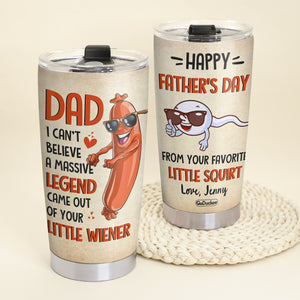 Personalized Father's Day Tumbler Cup - Happy Father's Day - Tumbler Cup - GoDuckee