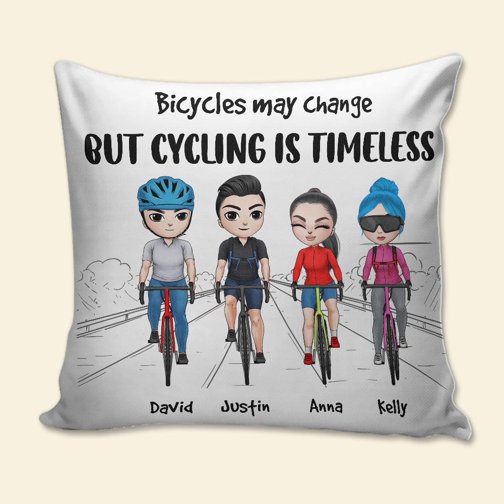 Personalized Cycling Pillow - Let's Take A Road Trip - Pillow - GoDuckee