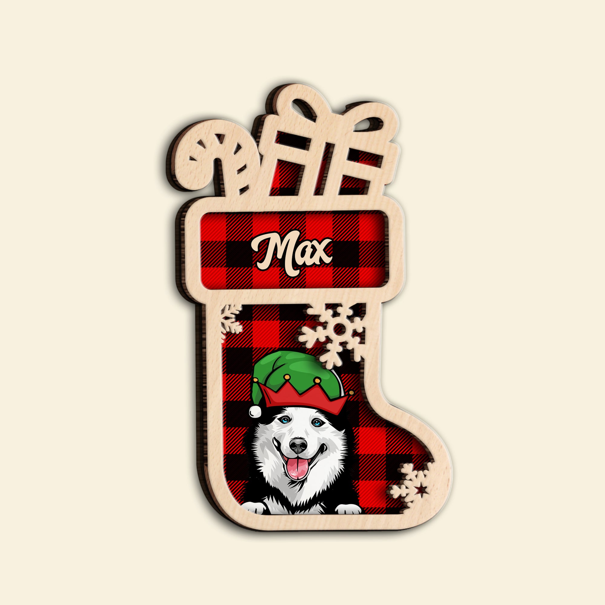 Dog Breeds - Personalized Stocking Ornament - Christmas Gift For Dog Lovers - Ornament - GoDuckee