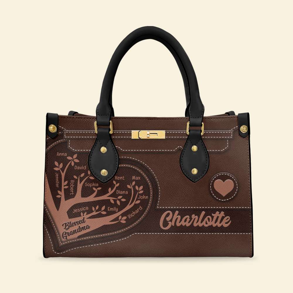 Family And Children Leather Bag - Leather Bag - GoDuckee