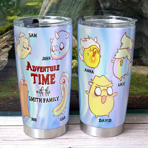 Family Adventuring Time With Our Family, Personalized Tumbler - Tumbler Cup - GoDuckee