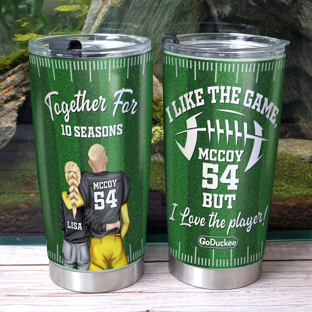 For The Love Of The Game Football Tumbler