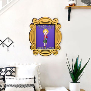 Teacher Welcome To The Classroom Where We Are All Friends Personalized 3D 2-Layered Wood Art - Wood Sign - GoDuckee